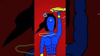 Shree krishna conversation into Vishnu #shreeram #shreekrishna #vishnu #animation#flipaclip#creative