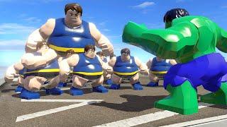 Hulk vs Blob Army & Final Boss in Lego Marvel Superheroes Gameplay