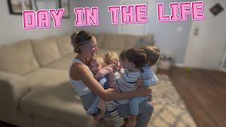 day in the life with quadruplet toddlers