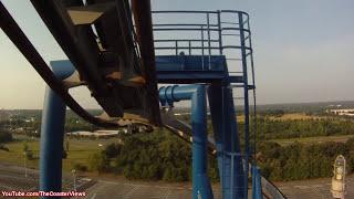 Afterburn Carowinds Roller Coaster POV Carolina