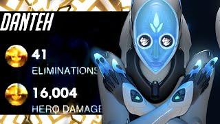 DANTEH TOP 500 DPS MAIN - ECHO! 42 ELIMS! [ OVERWATCH SEASON 25 ]