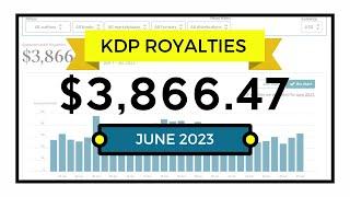 My Amazon KDP Income Report for June 2023 - Low Content Publishing Royalties