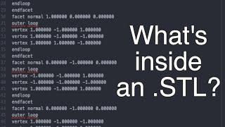 What's inside an .STL? Edit an .STL file using a text editor!
