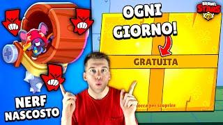  REGALO GIORNALIERO GARANTITO,  NERF MOE NASCOSTO! | Brawl Stars ITA