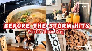 Snow Storm + Winter Weather Prep | On a Budget + Cleaning Motivation + Low Income Homemaking