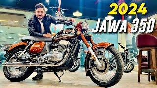 2024 All New Jawa 350 : Detailed Walkaround Review | Exhaust Note & On Road Price