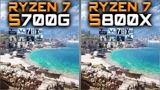 Ryzen 7 5700G vs Ryzen 7 5800X Benchmarks – 15 Tests 