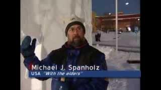 Kiruna Sweden - Snow Sculpturing World Cup 2000 - Festplattenfund