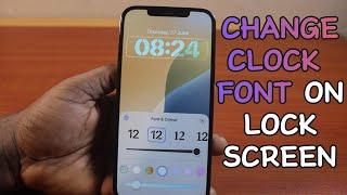 How to Change Clock Font on Lock Screen iPhone on iOS 18