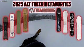 2025 Favorite Alternative Freeride Snowboards - An Honest List of Top Boards After Extensive Testing