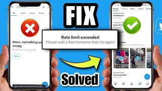 rate limit exceeded twitter iphone | twitter rate limit exceeded problem in iphone
