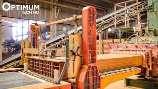 Inside Mega Clay Brick Factory - Modern Brick Manufacturing Process