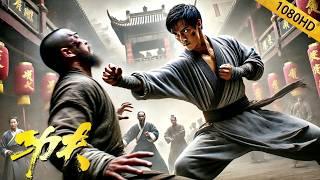 Kung Fu Movie: Street bully provokes, only to be defeated by a hidden master with a single punch!