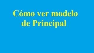 Cómo ver modelo de Principal - Betdownload.com