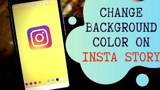 how to change background color in instagram story | instagram tips and tricks