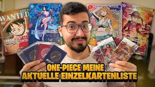 One-Piece Card Game - Meine aktuelle Einzelkartenliste #onepiece #tcg #bandai #cards