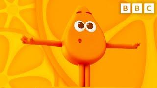  Orangey ENERGY  SONG for Kids | Colourblocks | CBeebies
