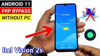 Itel Vision 2s (P651L) GOOGLE ACCOUNT BYPASS/FRP UNLOCK (Without PC)