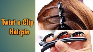 Twist n Clip Hair Pin || HairStyling Tool || HairStyling Matters