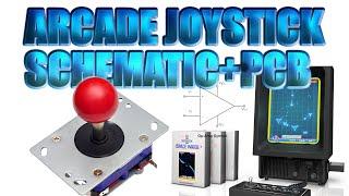 Designing Schematic+PCB to make a Vectrex Arcade joystick