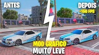 MOD GRÁFICOS MUITO LINDO E LEVE PARA GTA V RP/FIVEM #modgraficogtarp #modgraficoleve