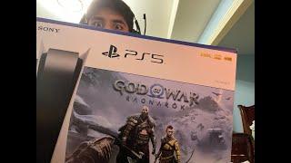 PS5 GOD OF WAR RAGNAROK BUNDLE UNBOXING!!!