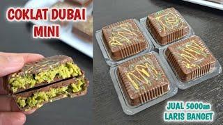 PANTESAN VIRAL!! TERNYATA ENAK BANGET || CARA BUAT COKLAT DUBAI MINI TANPA PISTACHIO