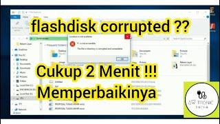 2 Minute FIX !! The file or Directory Corrupted and unreadable - Harddisk or Flashdisk Can't Open