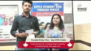 Canada  Study Visa approval for Sep 2023 intake