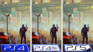 Cyberpunk 2077 | PS4 - PS4 Pro - PS5 | Patch 1.2 Graphics Comparison