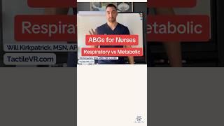 ABG interpretation: Respiratory vs Metabolic #nursecourse #nurselecturer #nursinglectures