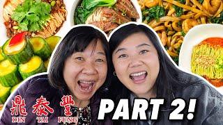 Trying EVERY NOODLE & APPETIZER at DIN TAI FUNG! Full Menu Taste Test & Ranking PART 2