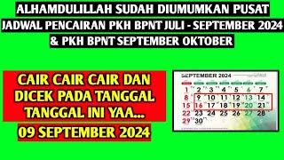 JADWAL PENCAIRAN PKH BPNT KKS & POS HARI INI 9 SEPTEMBER 2024 CEK PADA TANGGAL TANGGAL INI