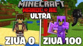 Supravietuiesc 100 de Zile pe Minecraft ULTRA HARDCORE ! (TOATE PARTILE)