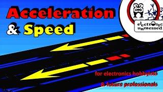 Slot Car Speed and Acceleration measured using Arduino ESP32 and IR Sensors (EP110)