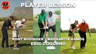 Eric Cogorno, Margarita Ramos, Kory Budinger: Player Lesson! Golf Club Face Control and Hip Turn