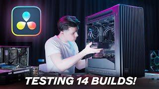 We tested 14 PC's to Help You Build Your Best Machine for DaVinci Resolve!