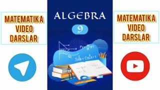 9-sinf | Algebra | 49-dars | Misollar yechish