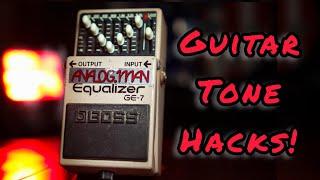 10 Ways to HACK Your Guitar Tone! BOSS GE 7 EQ Tricks