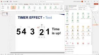 Timer Effect || Using Appear, Disappear, and Wheel Animations || PPT Animation Tricks