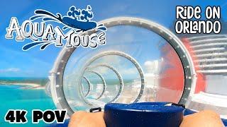 AquaMouse "Scuba Scramble" on the Disney Wish - 4K POV - Cruise Ship Water Coaster