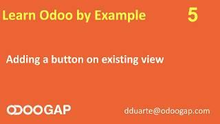 Learn Odoo By Example - Add a button to a view