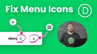 How To Fix The Number 3 Or Letter a Showing In The Divi Menu