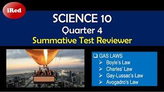 Science 10 Quarter 4 Summative Test Reviewer