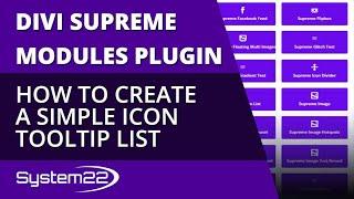 Divi Theme How To Create A Simple Icon Tooltip List 