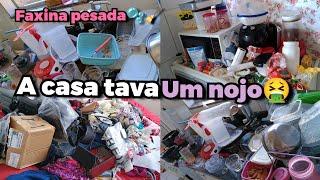 A CASA ESTAVA UM NOJO/ FIZ UMA FAXINA PESADA🫧/ DONA DE CASA ‍️‍