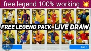 free legend box draw pes 2021 || 100% working || legend challenge pack opening