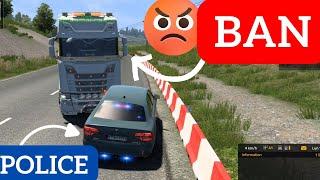 ‍️ Undercover POLICE Patrol in Calais-Duisburg | TruckersMP Game MODERATOR