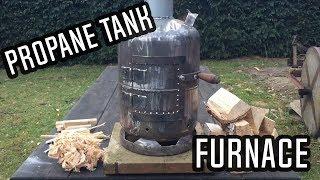 Wood Stove Made From A Propane Tank! | Workshop Satisfaction