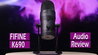 Fifine K690 Detailed Audio Review / Sound Test and Unboxing. A FEATURE FILLED USB Microphone !